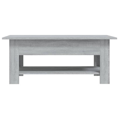 Coffee Table Grey Sonoma 102x55x42 cm Engineered Wood