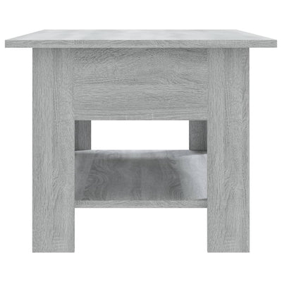 Coffee Table Grey Sonoma 102x55x42 cm Engineered Wood