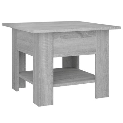 Coffee Table Grey Sonoma 55x55x42 cm Engineered Wood