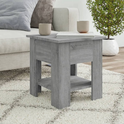 Coffee Table Grey Sonoma 40x40x42 cm Engineered Wood