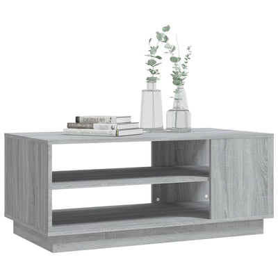 Coffee Table Grey Sonoma 102x55x43 cm Engineered Wood