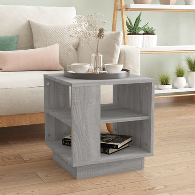 Coffee Table Grey Sonoma 40x40x43 cm Engineered Wood