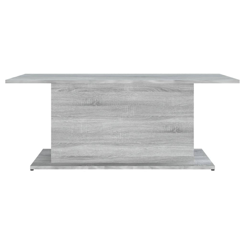 Coffee Table Grey Sonoma 102x55.5x40 cm Engineered Wood