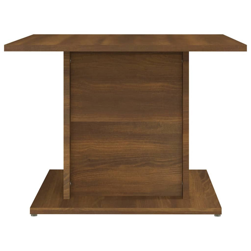 Coffee Table Brown Oak 55.5x55.5x40 cm Engineered Wood