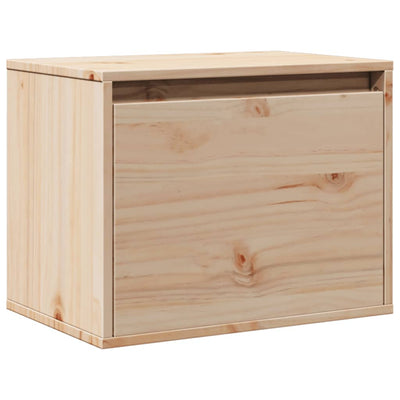 Wall Cabinet 45x30x35 cm Solid Wood Pine