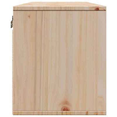 Wall Cabinets 2 pcs 45x30x35 cm Solid Wood Pine