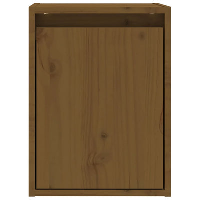 Wall Cabinets 2pcs Honey Brown 30x30x40 cm Solid Wood Pine