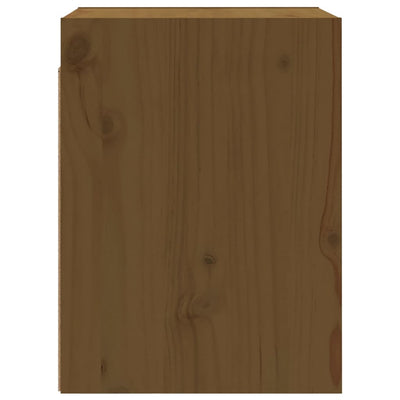 Wall Cabinets 2pcs Honey Brown 30x30x40 cm Solid Wood Pine