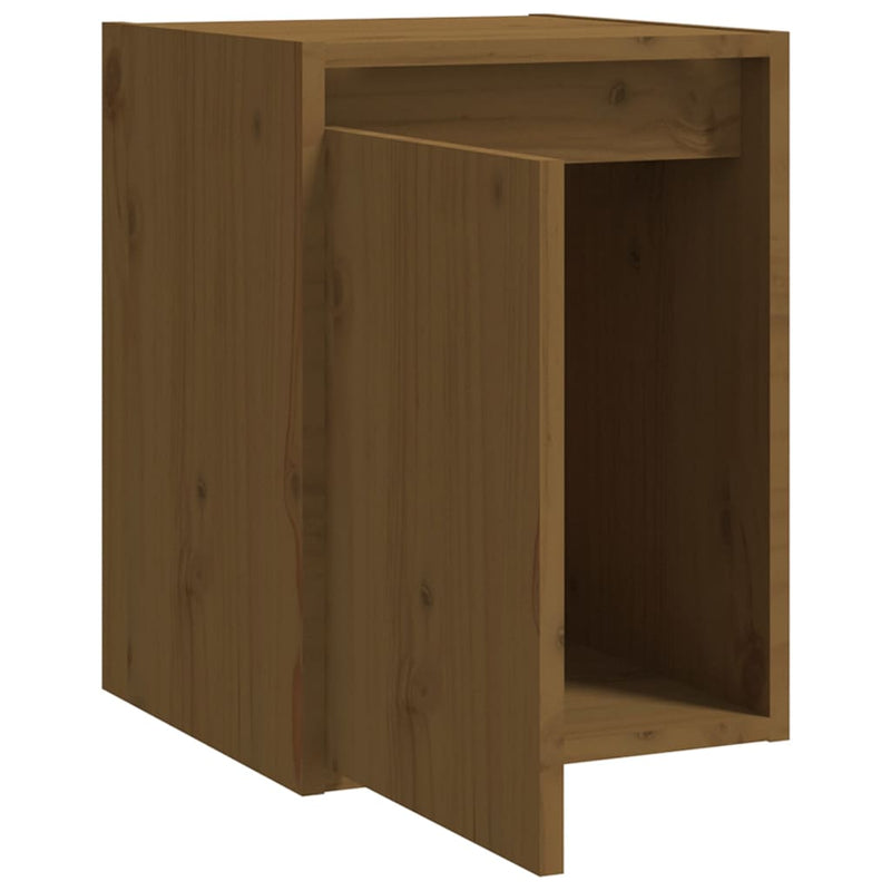 Wall Cabinets 2pcs Honey Brown 30x30x40 cm Solid Wood Pine