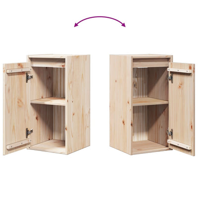 Wall Cabinets 2 pcs 30x30x60 cm Solid Wood Pine