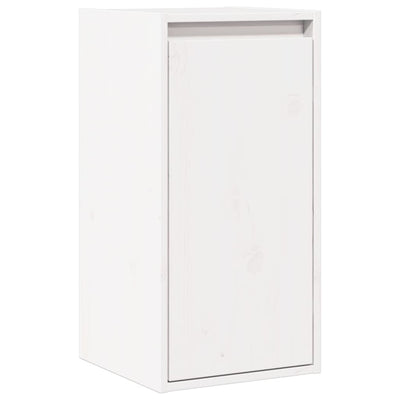 Wall Cabinet White 30x30x60 cm Solid Wood Pine