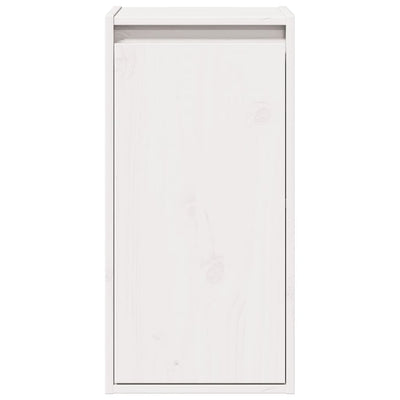 Wall Cabinet White 30x30x60 cm Solid Wood Pine