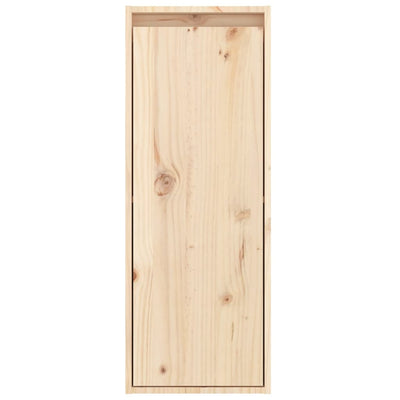 Wall Cabinet 30x30x80 cm Solid Wood Pine