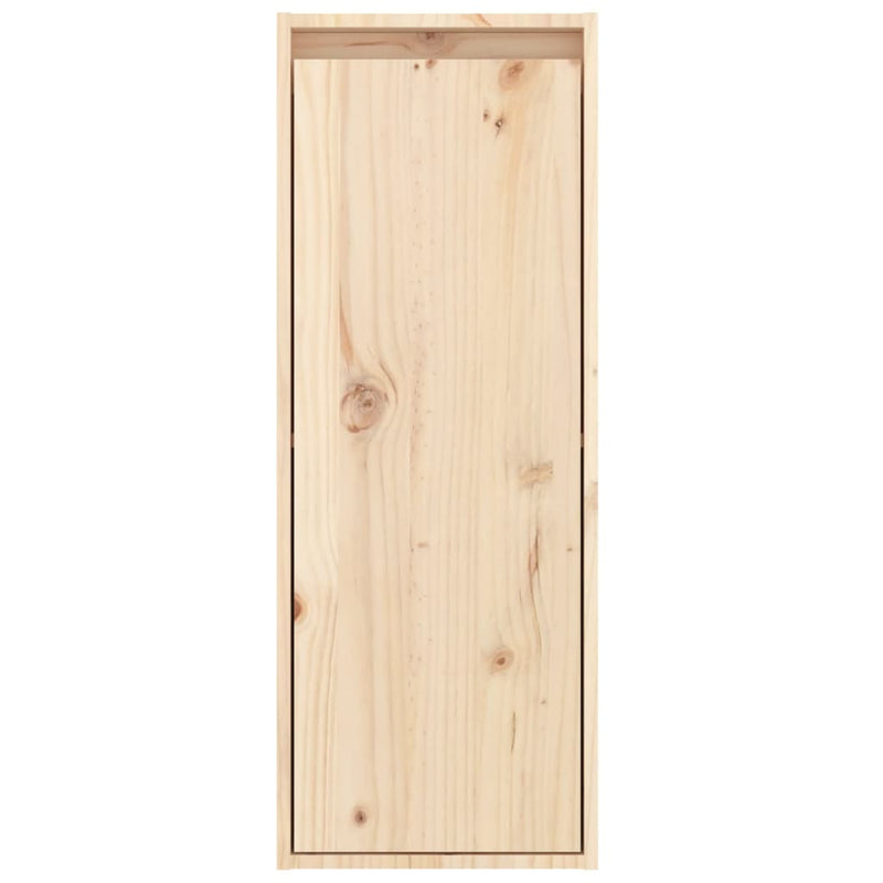 Wall Cabinet 30x30x80 cm Solid Wood Pine