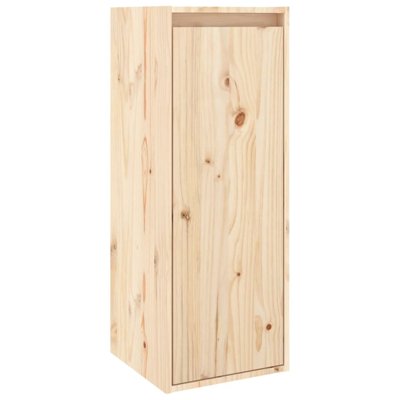 Wall Cabinets 2 pcs 30x30x80 cm Solid Wood Pine