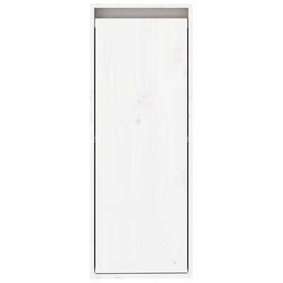 Wall Cabinets 2 pcs White 30x30x80 cm Solid Wood Pine