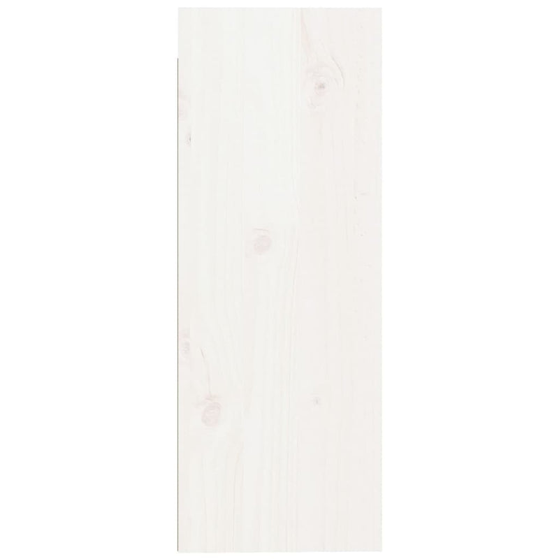 Wall Cabinets 2 pcs White 30x30x80 cm Solid Wood Pine