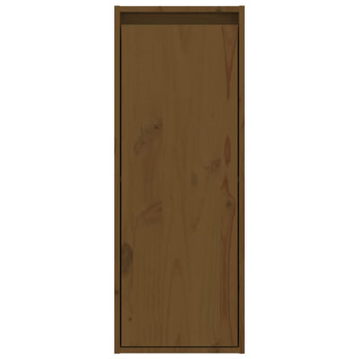 Wall Cabinet Honey Brown 30x30x80 cm Solid Wood Pine