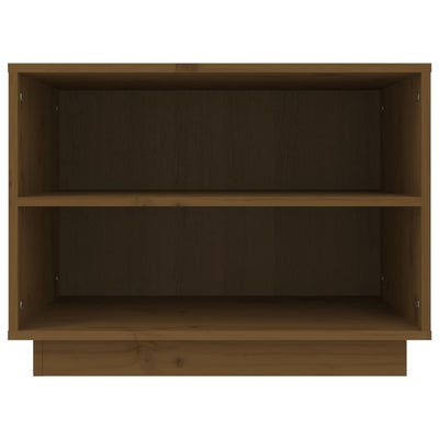 Shoe Cabinet Honey Brown 60x34x45 cm Solid Wood Pine