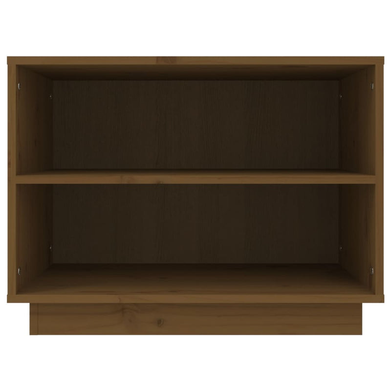 Shoe Cabinet Honey Brown 60x34x45 cm Solid Wood Pine