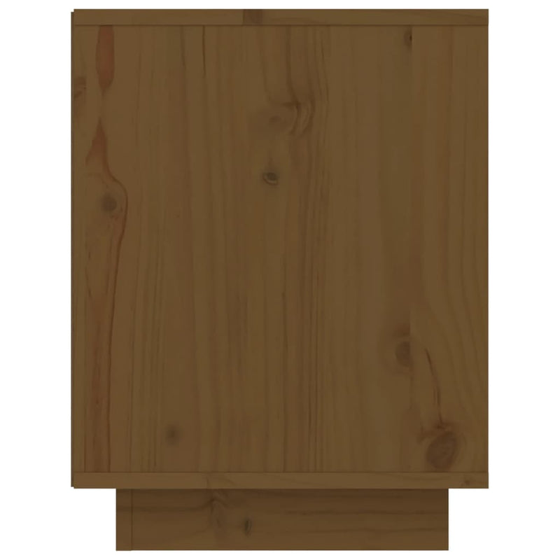 Shoe Cabinet Honey Brown 60x34x45 cm Solid Wood Pine