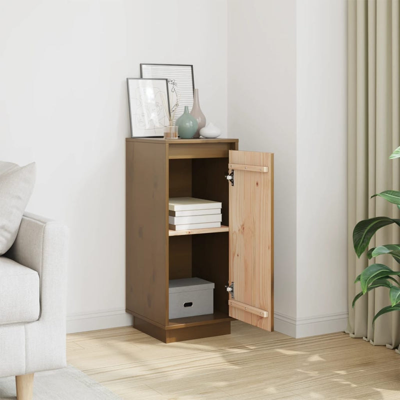 Sideboard Honey Brown 31.5x34x75 cm Solid Wood Pine