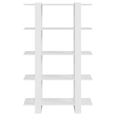 Book Cabinet/Room Divider White 100x30x160 cm