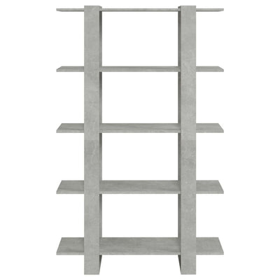 Book Cabinet/Room Divider Concrete Grey 100x30x160 cm