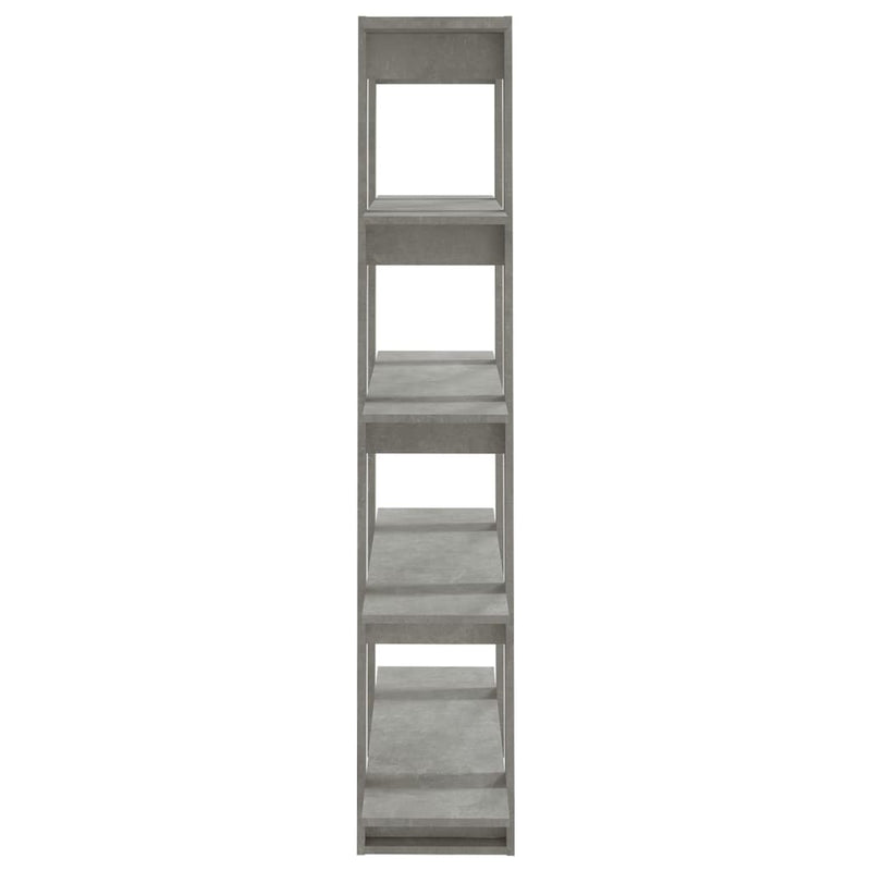 Book Cabinet/Room Divider Concrete Grey 100x30x160 cm