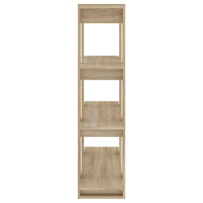 Book Cabinet/Room Divider Sonoma Oak 100x30x123.5 cm