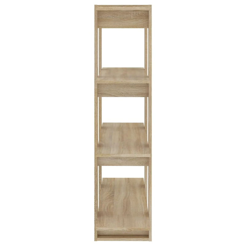 Book Cabinet/Room Divider Sonoma Oak 100x30x123.5 cm