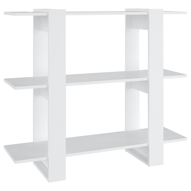 Book Cabinet/Room Divider White 100x30x87 cm