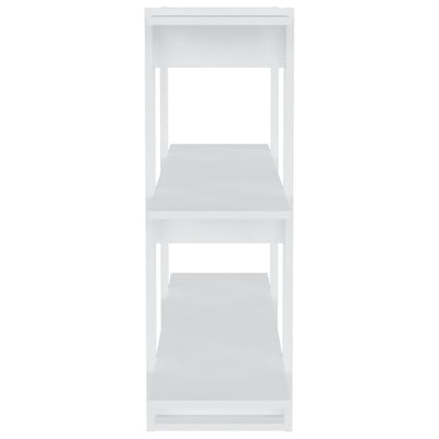 Book Cabinet/Room Divider White 100x30x87 cm