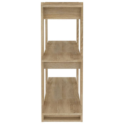 Book Cabinet/Room Divider Sonoma Oak 100x30x87 cm