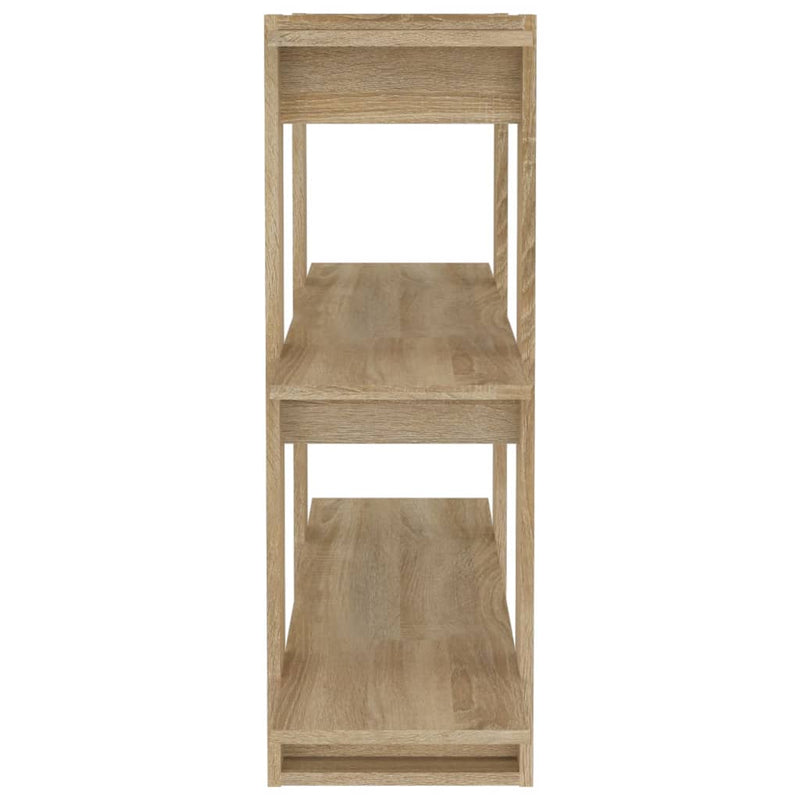 Book Cabinet/Room Divider Sonoma Oak 100x30x87 cm