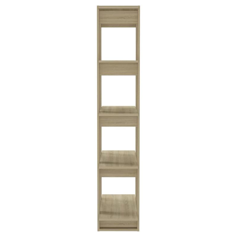 Book Cabinet/Room Divider Sonoma Oak 80x30x160 cm Engineered Wood