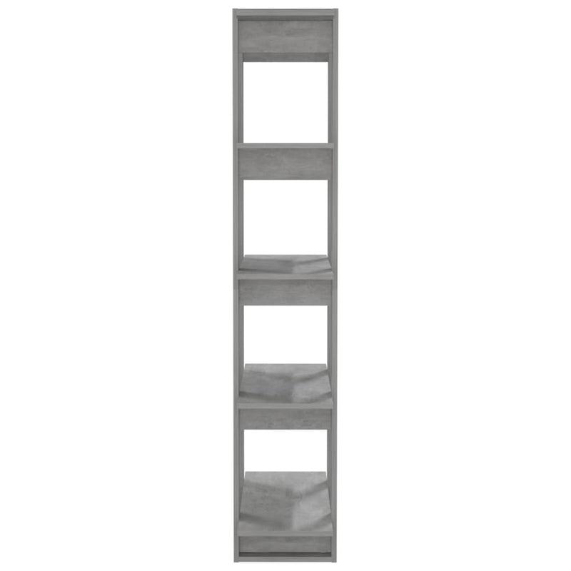 Book Cabinet/Room Divider Concrete Grey 80x30x160 cm Engineered Wood