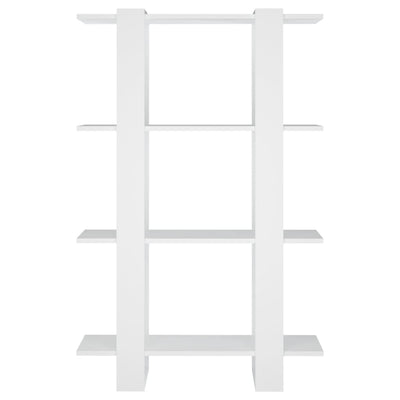 Book Cabinet/Room Divider White 80x30x123.5 cm