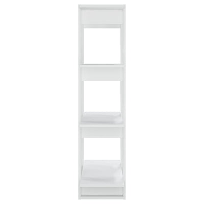 Book Cabinet/Room Divider White 80x30x123.5 cm