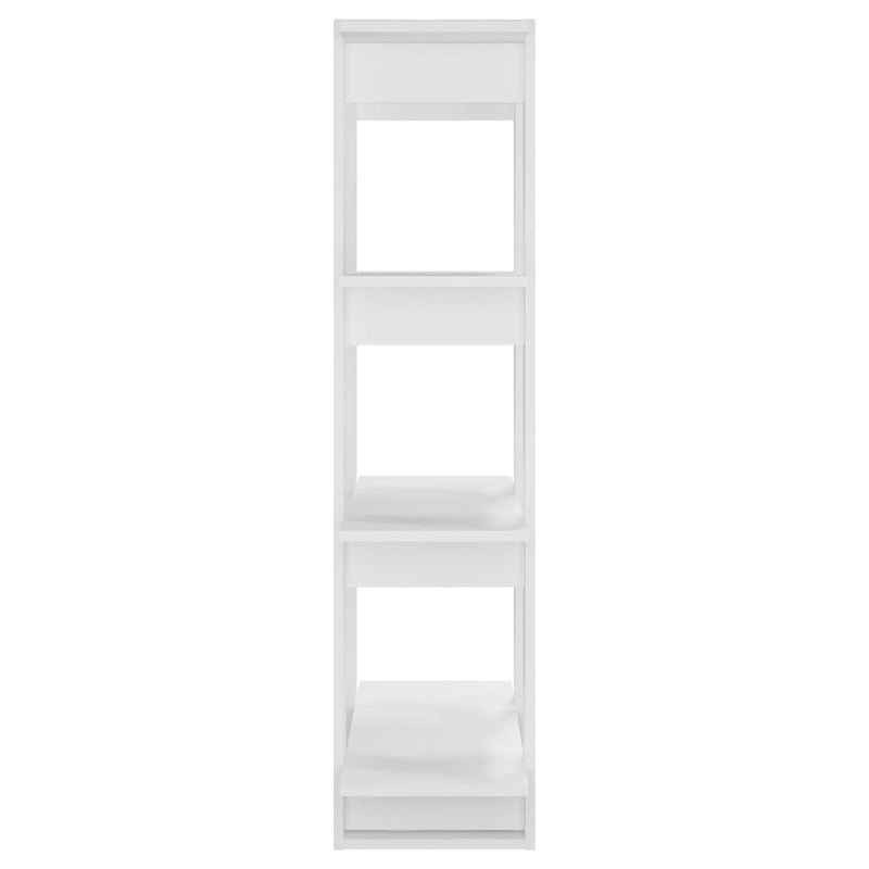 Book Cabinet/Room Divider White 80x30x123.5 cm