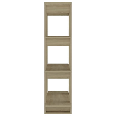 Book Cabinet/Room Divider Sonoma Oak 80x30x123.5 cm