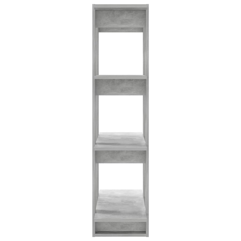 Book Cabinet/Room Divider Concrete Grey 80x30x123.5 cm