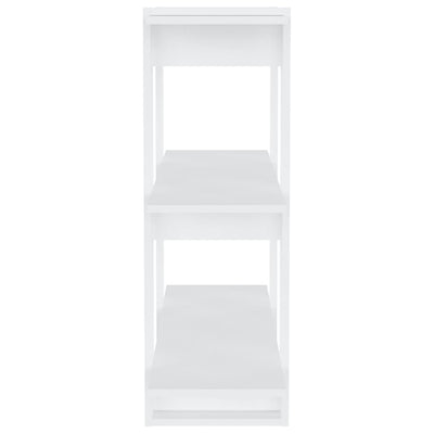 Book Cabinet/Room Divider White 80x30x87 cm