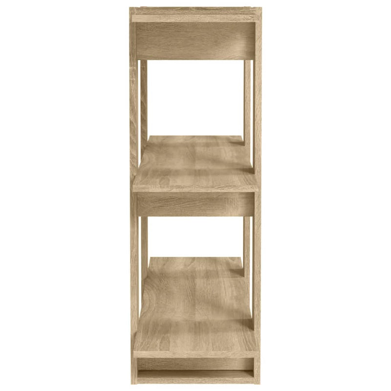 Book Cabinet/Room Divider Sonoma Oak 80x30x87cm