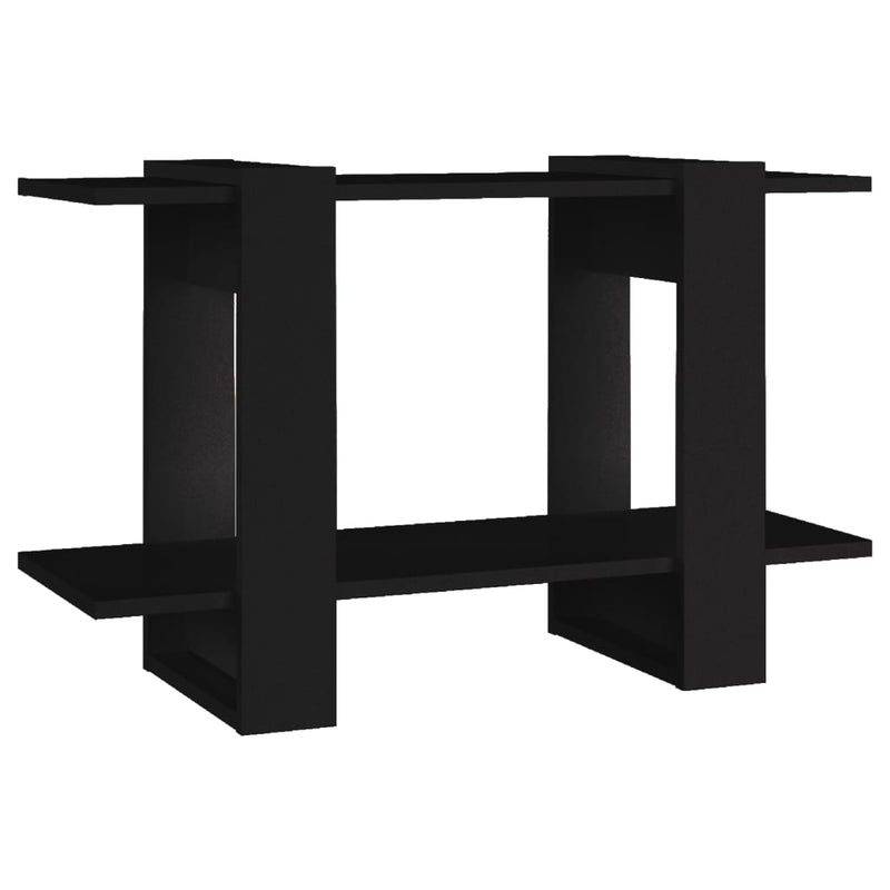 Book Cabinet/Room Divider Black 80x30x51 cm