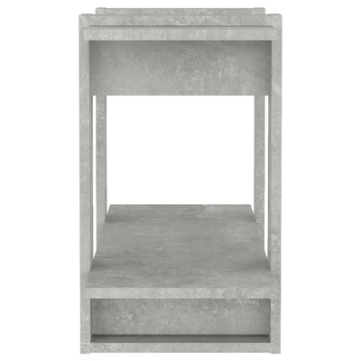 Book Cabinet/Room Divider Concrete Grey 80x30x51 cm