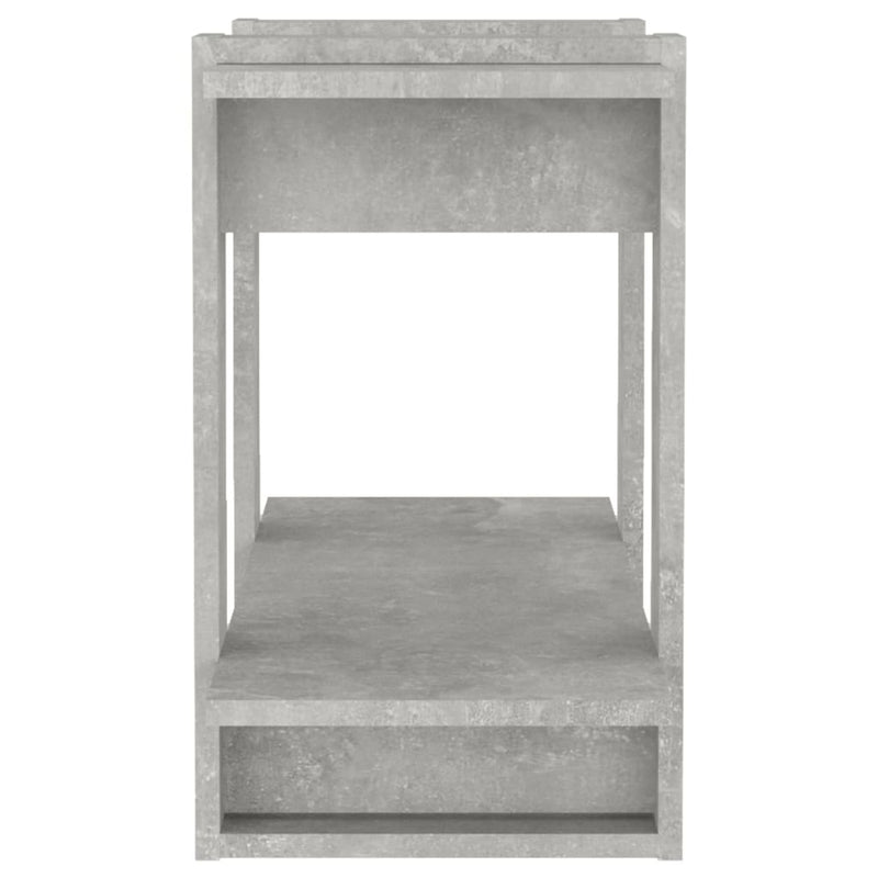 Book Cabinet/Room Divider Concrete Grey 80x30x51 cm