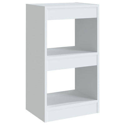 Book Cabinet/Room Divider White 40x30x72 cm