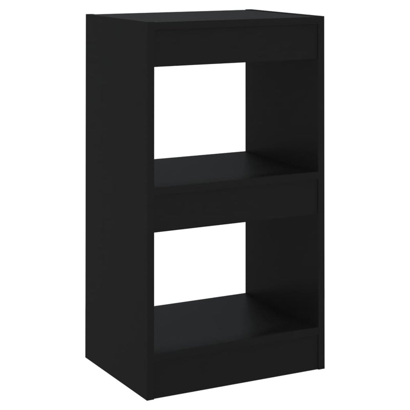 Book Cabinet/Room Divider Black 40x30x72 cm