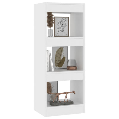 Book Cabinet/Room Divider White 40x30x103 cm Engineered Wood